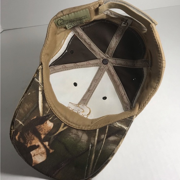 Ducks Unlimited Brown, Tan & Camo Hat - Picture 5 of 6